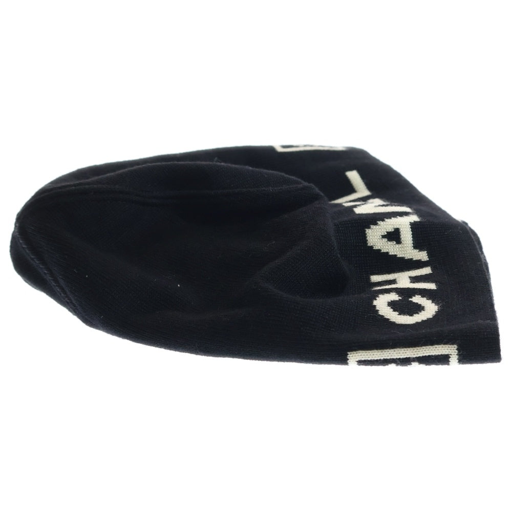 CHANEL(シャネル) Embroidered CC Logo Beanie CCロゴデザイン ニット帽 ビーニー ブラック