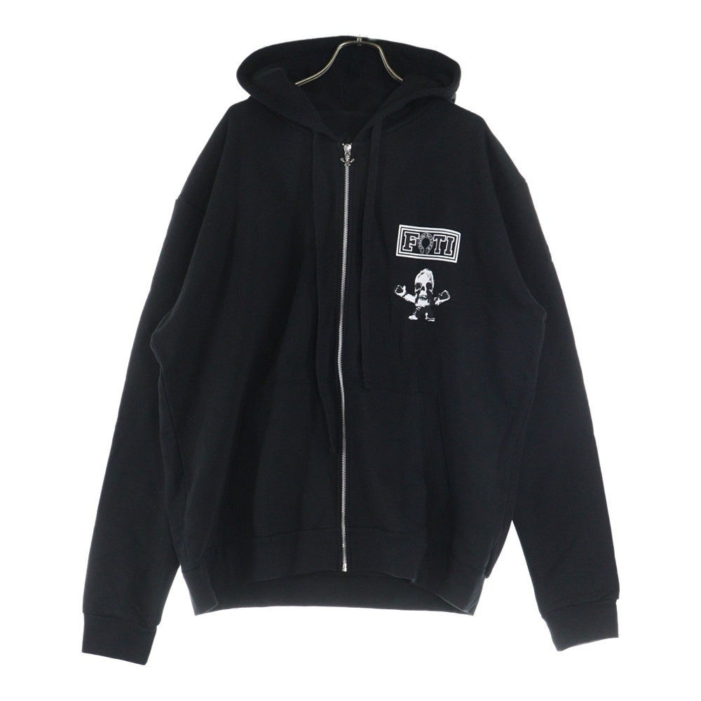 CHROME HEARTS(クロムハーツ) FOTI ZIP HOODIE フォティ ジップアップパーカー フーディー ブラック