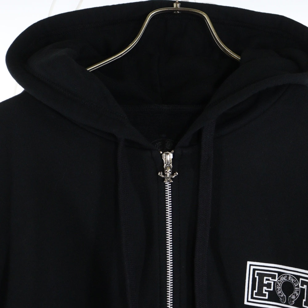 CHROME HEARTS(クロムハーツ) FOTI ZIP HOODIE フォティ ジップアップパーカー フーディー ブラック