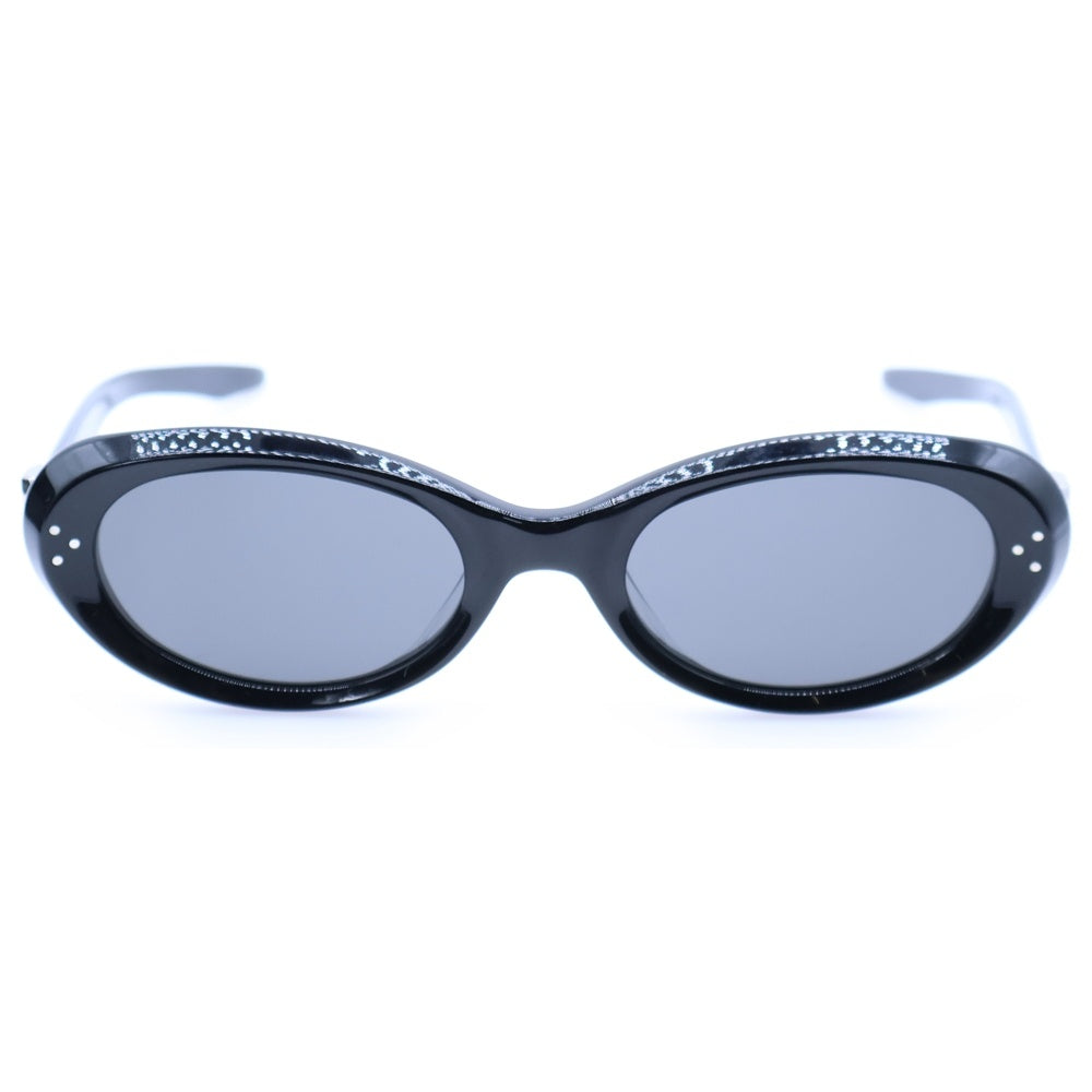 GENTLE MONSTER(ジェントルモンスター) Black Acetate Sunglasses COCOA-01 ブラックアセテート オーバルサングラス アイウェア 眼鏡 ブラック