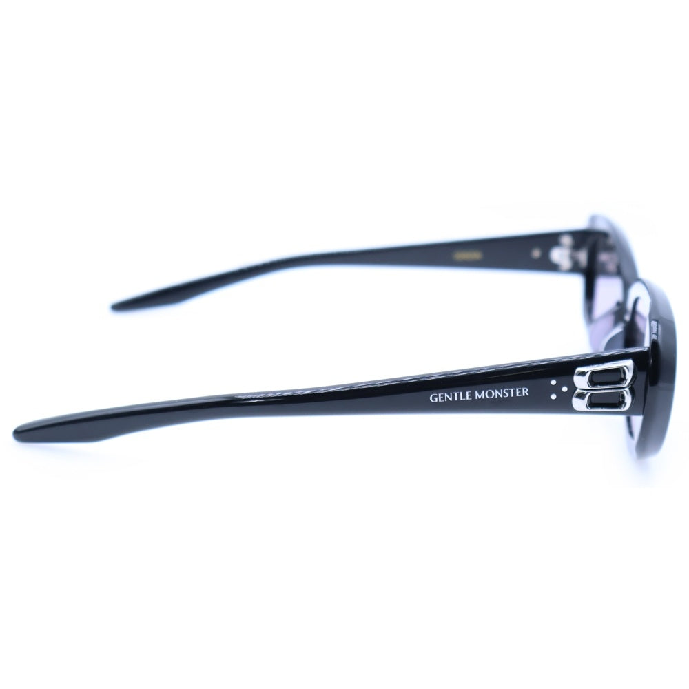 GENTLE MONSTER(ジェントルモンスター) Black Acetate Sunglasses COCOA-01 ブラックアセテート オーバルサングラス アイウェア 眼鏡 ブラック