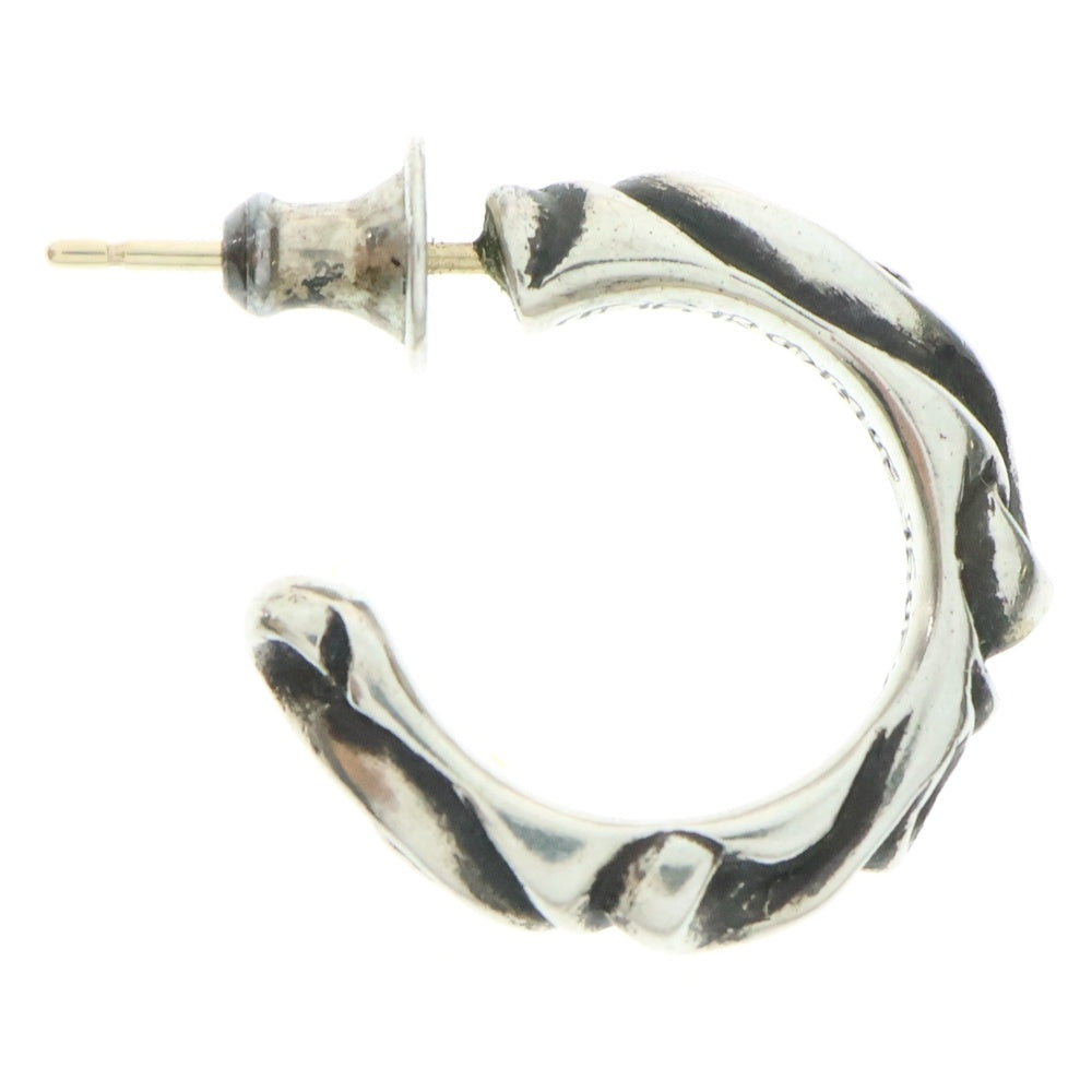 CHROME HEARTS(クロムハーツ) HOOP SCROOL スクロール フープピアス シルバー BCA102