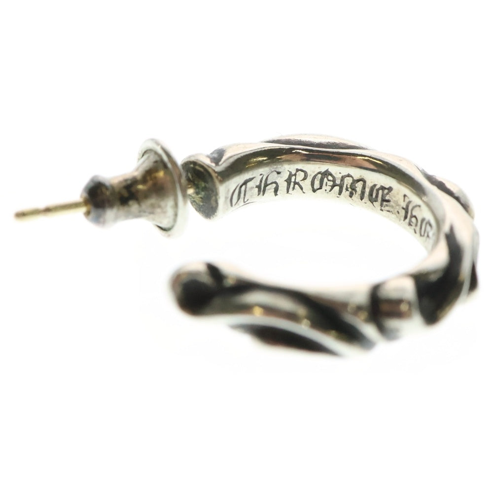 CHROME HEARTS(クロムハーツ) HOOP SCROOL スクロール フープピアス シルバー BCA102