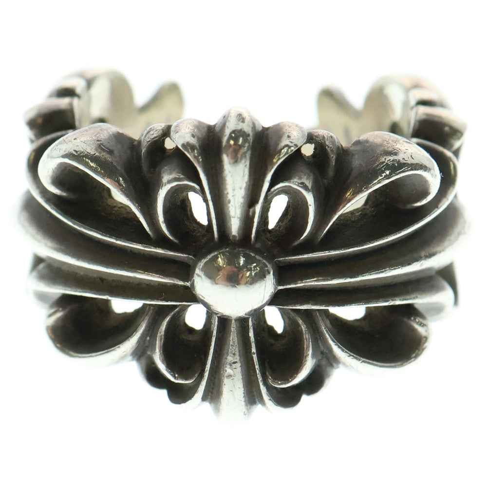 CHROME HEARTS(クロムハーツ) DBL FLRL CRS ダブルフローラルクロス リング シルバー BCA390