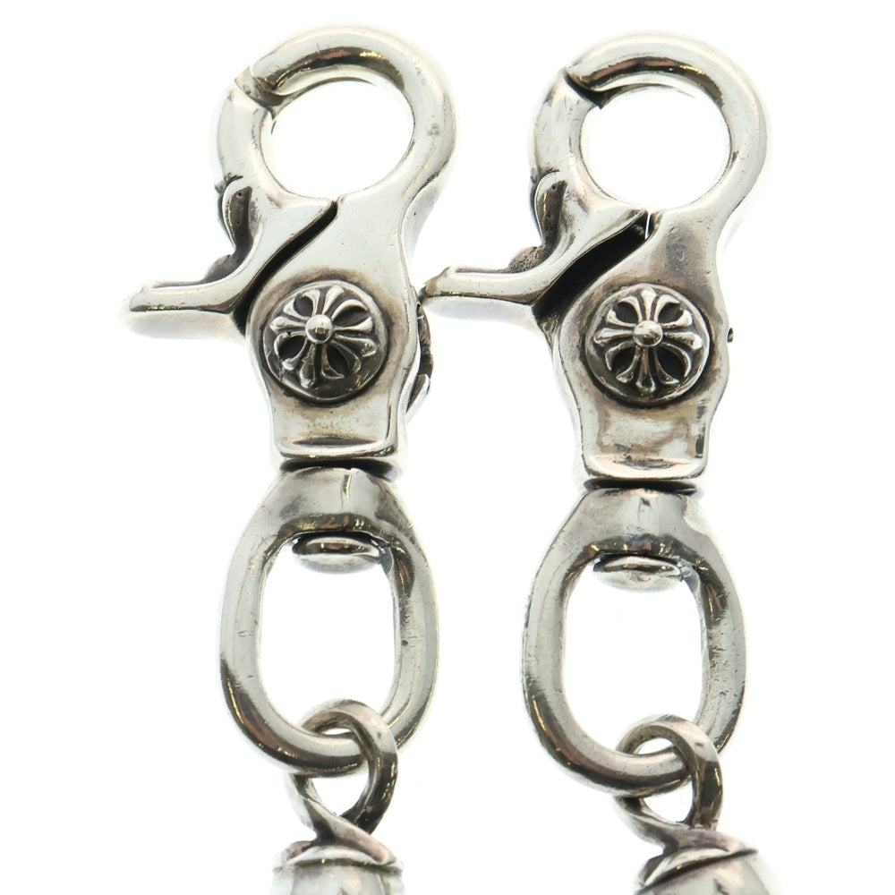 CHROME HEARTS(クロムハーツ) ROLLER LONG-T/2クリップロング ローラー ウォレットチェーン シルバー