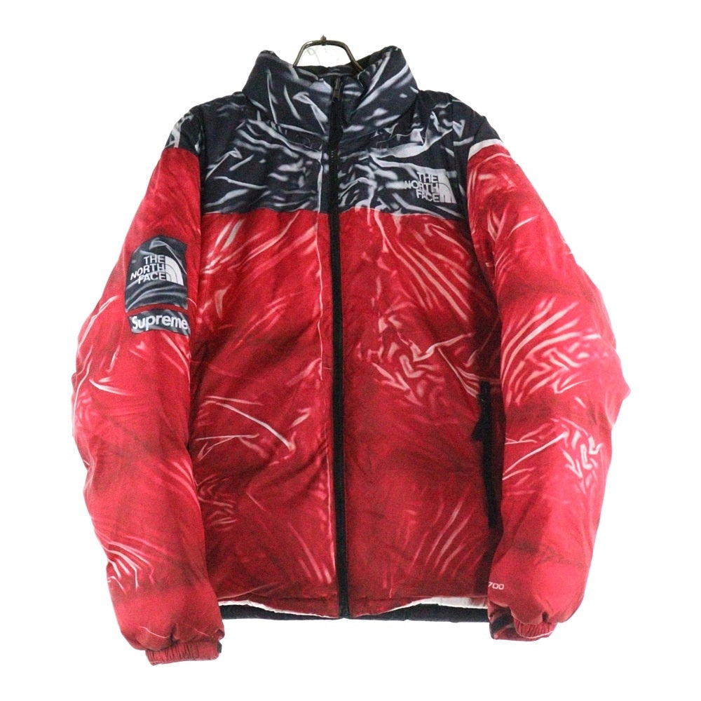 SUPREME(シュプリーム) 23SS×THE NORTH FACE Trompe Loeil Printed Nuptse Jacket トロンプルイユ プリンティド ヌプシ ダウンジャケット NF0A84NW レッド