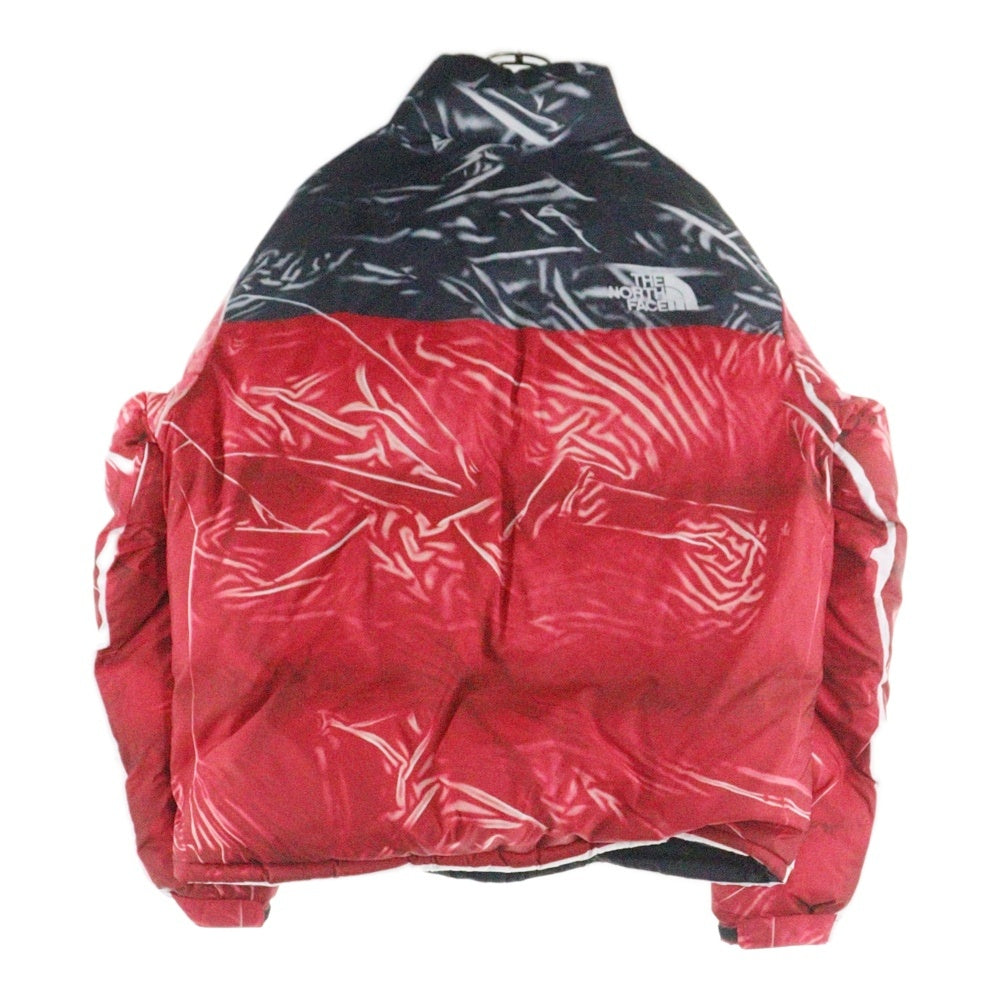 SUPREME(シュプリーム) 23SS×THE NORTH FACE Trompe Loeil Printed Nuptse Jacket トロンプルイユ プリンティド ヌプシ ダウンジャケット NF0A84NW レッド