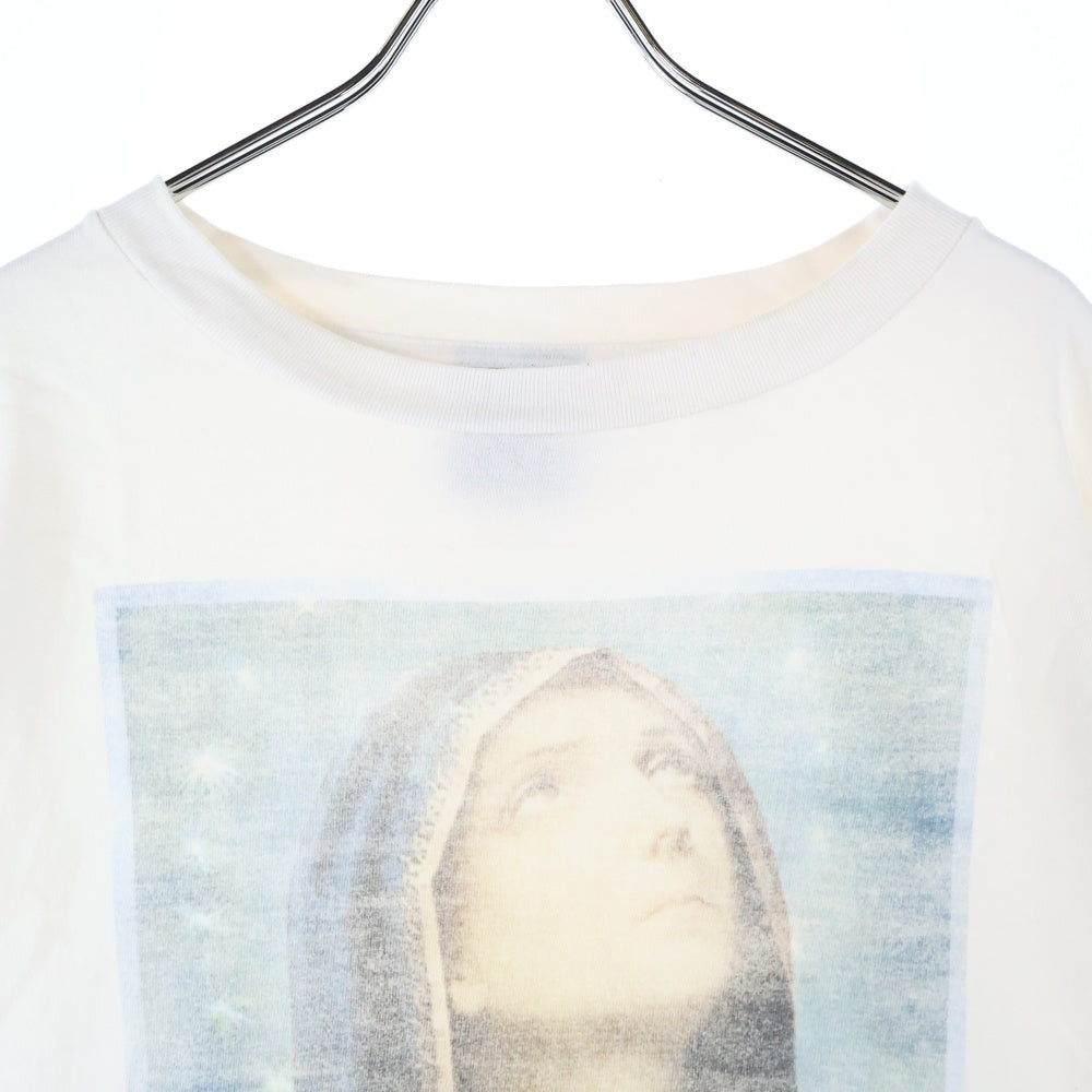 SAINT MICHAEL(セントマイケル) 22AW HOLY MOTHER SM-A22-0000-007 フロントプリント 半袖Tシャツ カットソー ホワイト