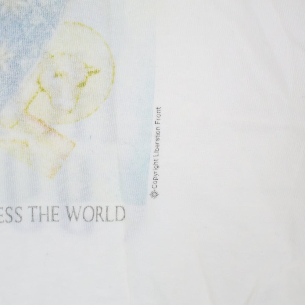 SAINT MICHAEL(セントマイケル) 22AW HOLY MOTHER SM-A22-0000-007 フロントプリント 半袖Tシャツ カットソー ホワイト