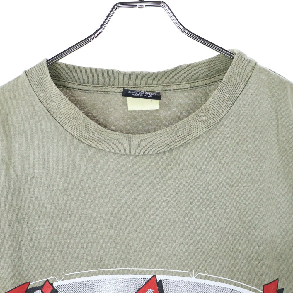 SAINT MICHAEL(セントマイケル) 22SS SS TEE_IN HEAVEN SM-S22-0000-024 フロントプリント 半袖Tシャツ カットソー カーキ