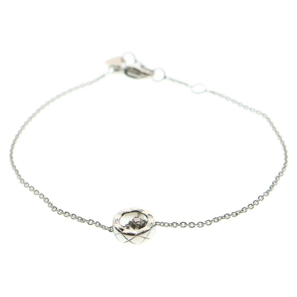 CHANEL(シャネル) ココクラッシュ 1Pダイヤ ブレスレット K18WG ホワイトゴールド J12304 レディース