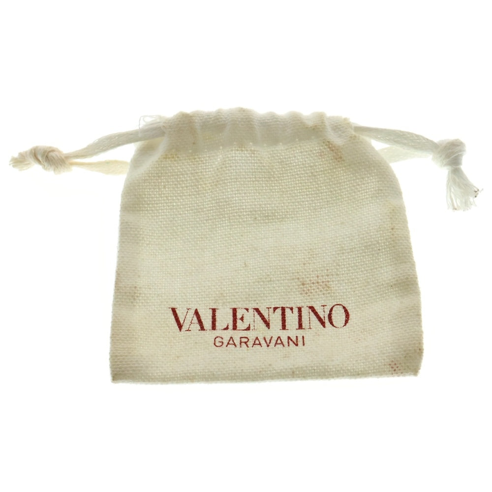 VALENTINO(ヴァレンティノ) Vロゴ メタル クリスタルビジューヘアクリップ ゴールド レディース