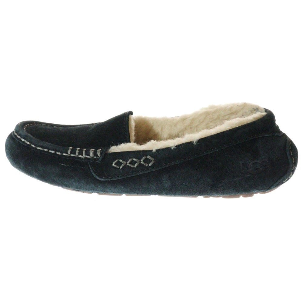 UGG(アグ) ANSLEY アンスレー モカシン ボアムートンシューズ F60119C US6/23cm ブラック レディース
