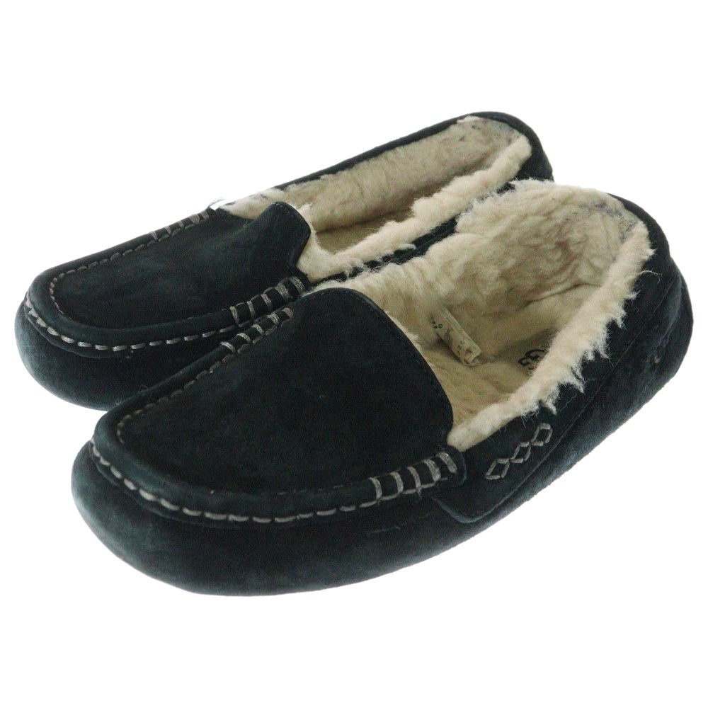 UGG(アグ) ANSLEY アンスレー モカシン ボアムートンシューズ F60119C US6/23cm ブラック レディース
