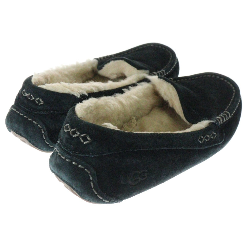 UGG(アグ) ANSLEY アンスレー モカシン ボアムートンシューズ F60119C US6/23cm ブラック レディース