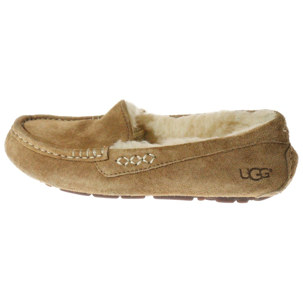 UGG(アグ) ANSLEY アンスレー モカシン ボアムートンシューズ F19819B US6/23cm ブラウン レディース