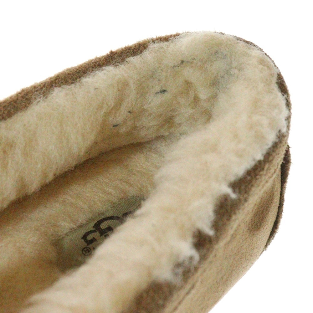 UGG(アグ) ANSLEY アンスレー モカシン ボアムートンシューズ F19819B US6/23cm ブラウン レディース