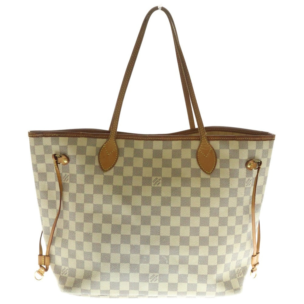 LOUIS VUITTON(ルイヴィトン) ダミエアズール ネヴァーフルMM トートバッグ N41361 ホワイト/ネイビー レディース