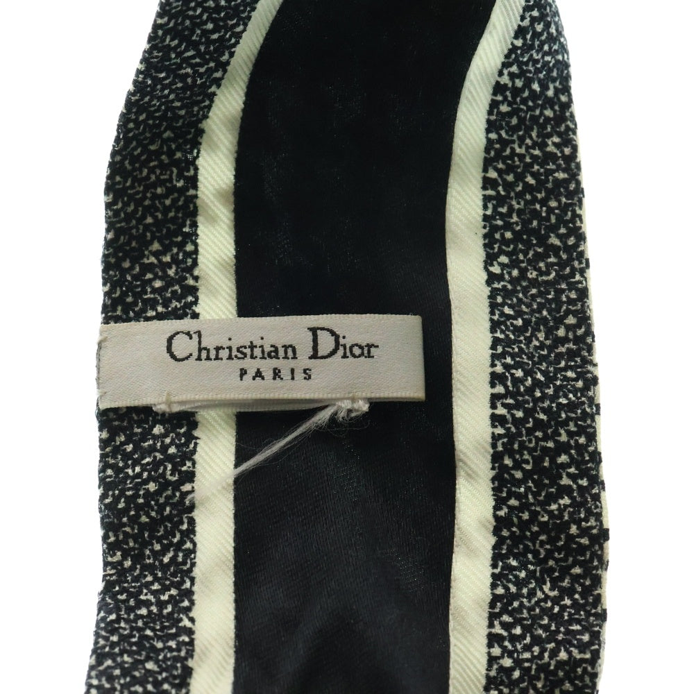 Christian Dior(クリスチャンディオール) ツイリー 30 MONTAIGNE ミッツァ スカーフ 15MON106I601 ブラック/ホワイト レディース