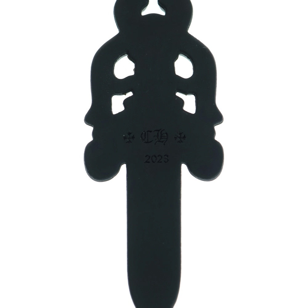 CHROME HEARTS(クロムハーツ) RUBBER LARGE DAGGER ラバーラージダガー シリコンラバーネックレス ブラック