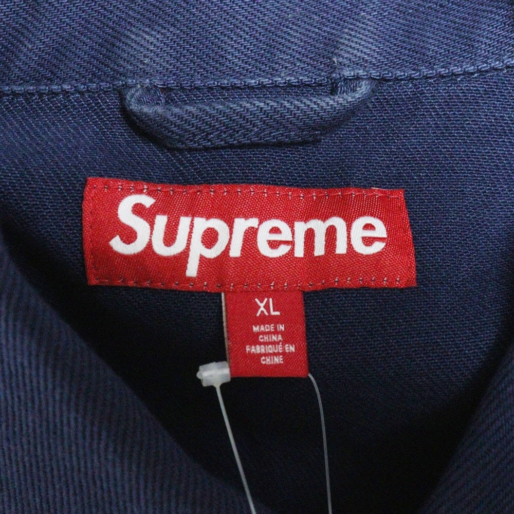 SUPREME(シュプリーム) 24SS ARC Denim Coaches Jacket ロゴデニムコーチジャケット ネイビー