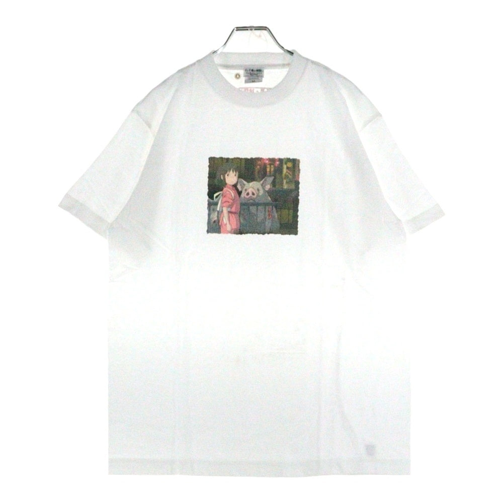 VINTAGE(ヴィンテージ) 00s Anime Tee 千と千尋の神隠し フロントプリント 半袖Tシャツ カットソー ホワイト
