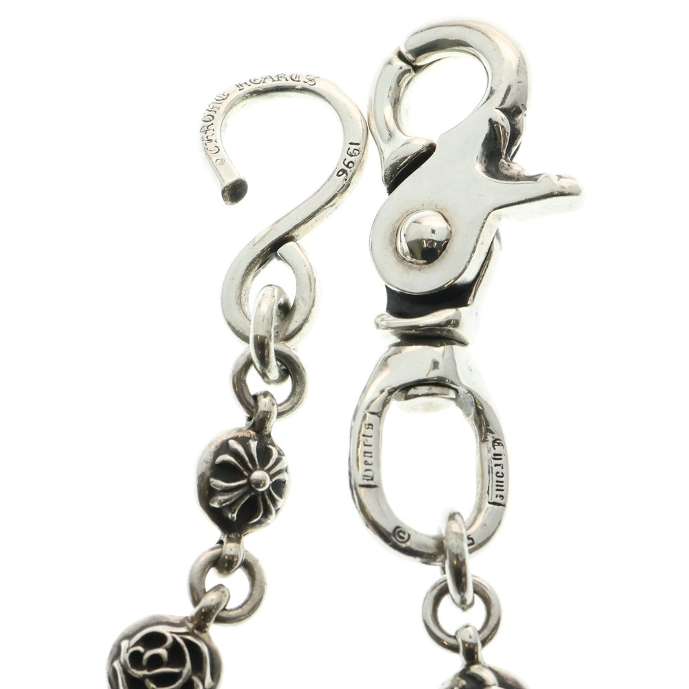 CHROME HEARTS(クロムハーツ) 2MULTIBALL LONG-S/1クリップロング #2マルチボール ウォレットチェーン シルバー