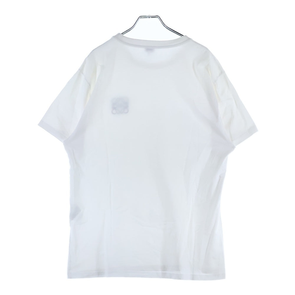 LOEWE(ロエベ) アナグラムロゴクルーネック半袖Tシャツ カットソー H6299000CR ホワイト