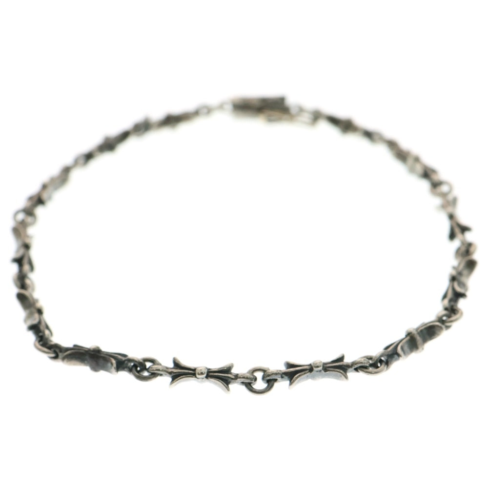 CHROME HEARTS(クロムハーツ) CHN TNY E BAR タイニーEバークロス ブレスレット シルバー
