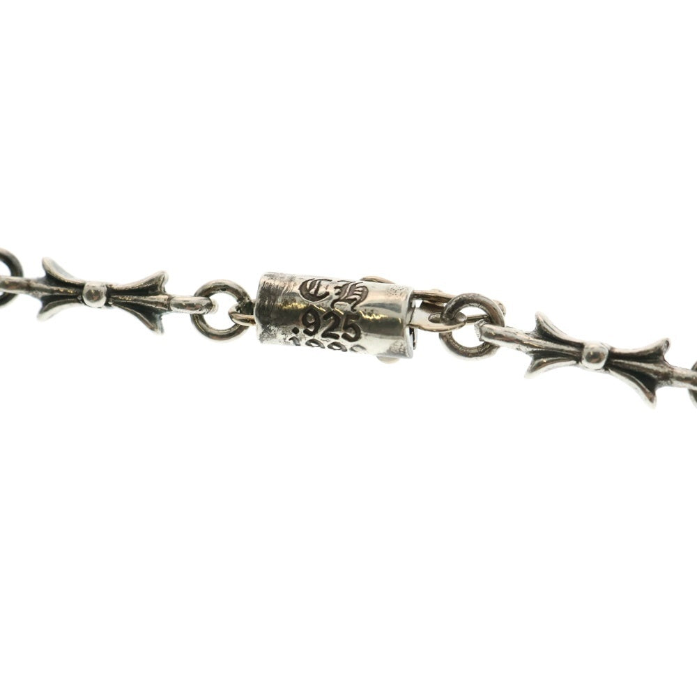 CHROME HEARTS(クロムハーツ) CHN TNY E BAR タイニーEバークロス ブレスレット シルバー