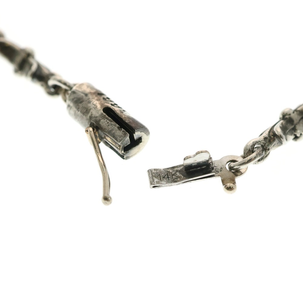 CHROME HEARTS(クロムハーツ) CHN TNY E BAR タイニーEバークロス ブレスレット シルバー