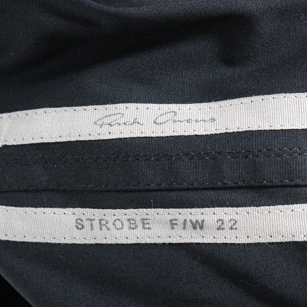Rick Owens(リックオウエンス) 22AW MASTODON CARGO RU02B2396-TE マストドン カーゴ スウェット パンツ ブラック