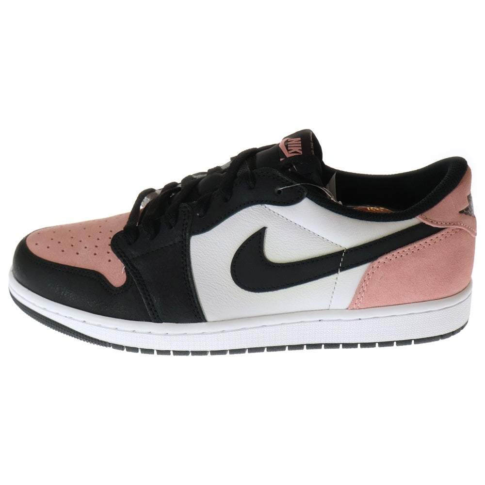 NIKE(ナイキ) AIR JORDAN 1 LOW OG BLEACHED CORAL CZ0790-061 エアジョーダン1 ブリーチドコーラル ローカットスニーカー シューズ US11/29.0cm ブラック/ピンク/ホワイト