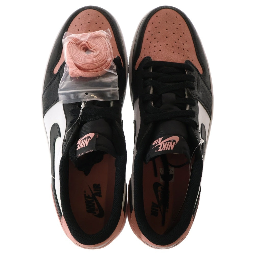 NIKE(ナイキ) AIR JORDAN 1 LOW OG BLEACHED CORAL CZ0790-061 エアジョーダン1 ブリーチドコーラル ローカットスニーカー シューズ US11/29.0cm ブラック/ピンク/ホワイト