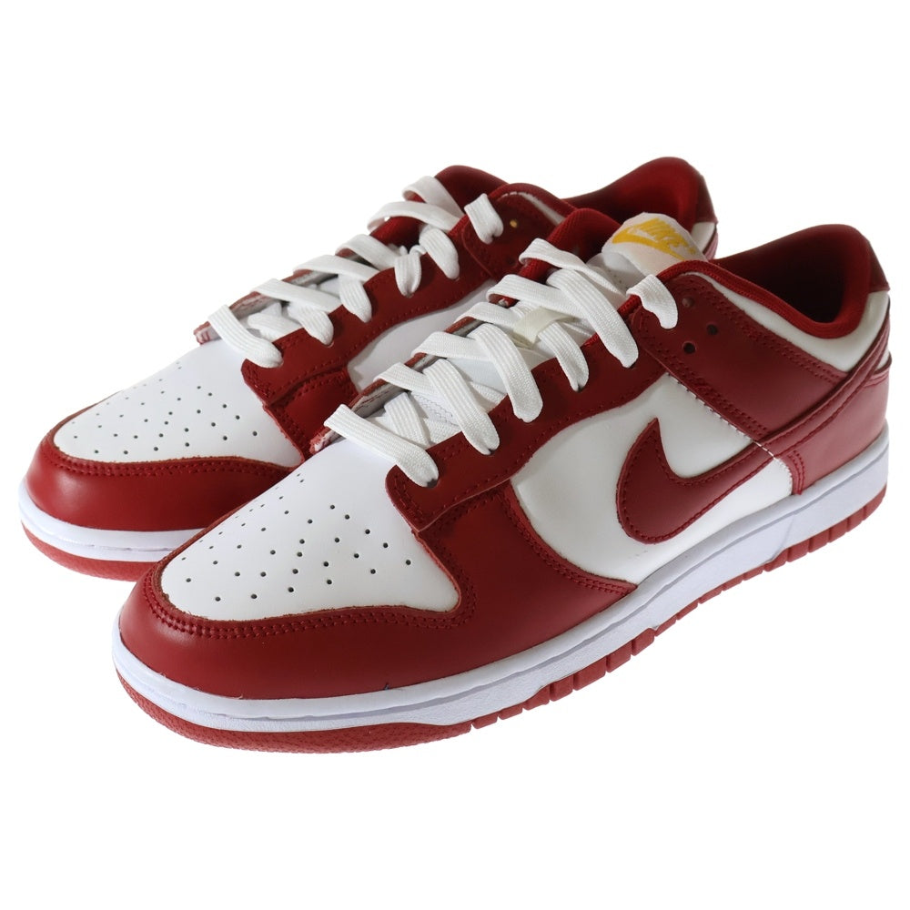NIKE(ナイキ) DUNK LOW RETRO GYMRED DD1391-602 ダンク ジムレッド ローカットスニーカー US9.5/27.5cm レッド/ホワイト