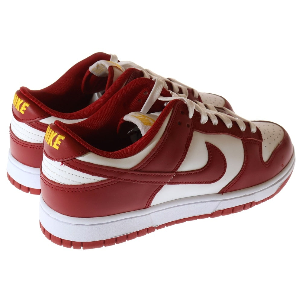 NIKE(ナイキ) DUNK LOW RETRO GYMRED DD1391-602 ダンク ジムレッド ローカットスニーカー US9.5/27.5cm レッド/ホワイト