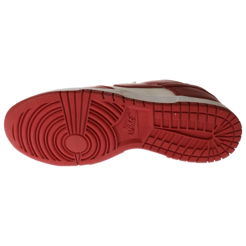 NIKE(ナイキ) DUNK LOW RETRO GYMRED DD1391-602 ダンク ジムレッド ローカットスニーカー US9.5/27.5cm レッド/ホワイト