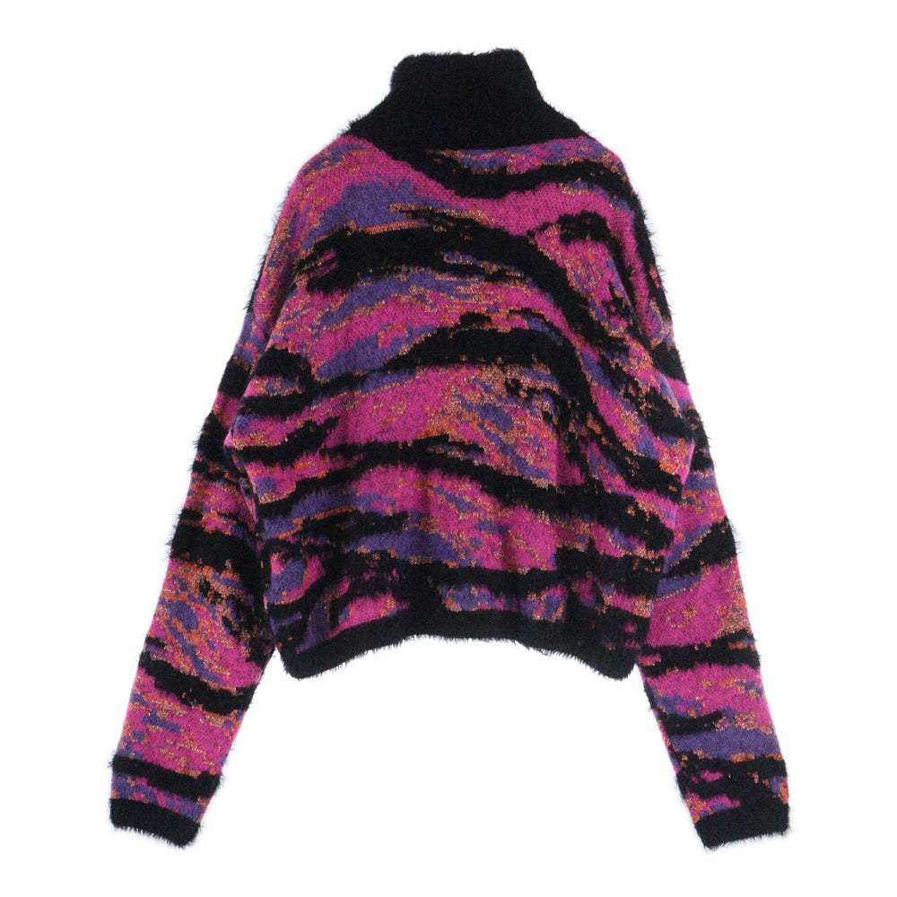 ERL(イーアールエル) Jacquard Sweater ジャカードタイガー ニットセーター マルチ