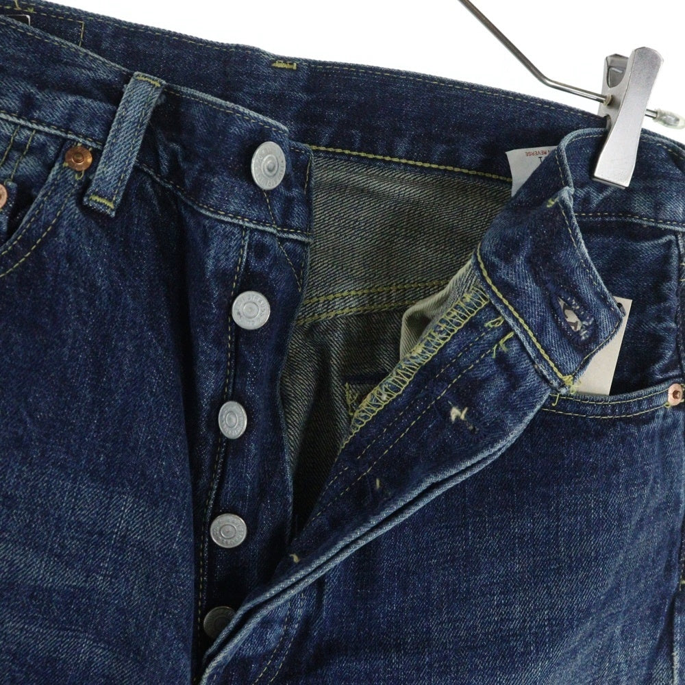 Levi's(リーバイス) 503BXX 復刻 日本製 J22刻印 BIG-E ボタンフライデニムパンツ インディゴブルー