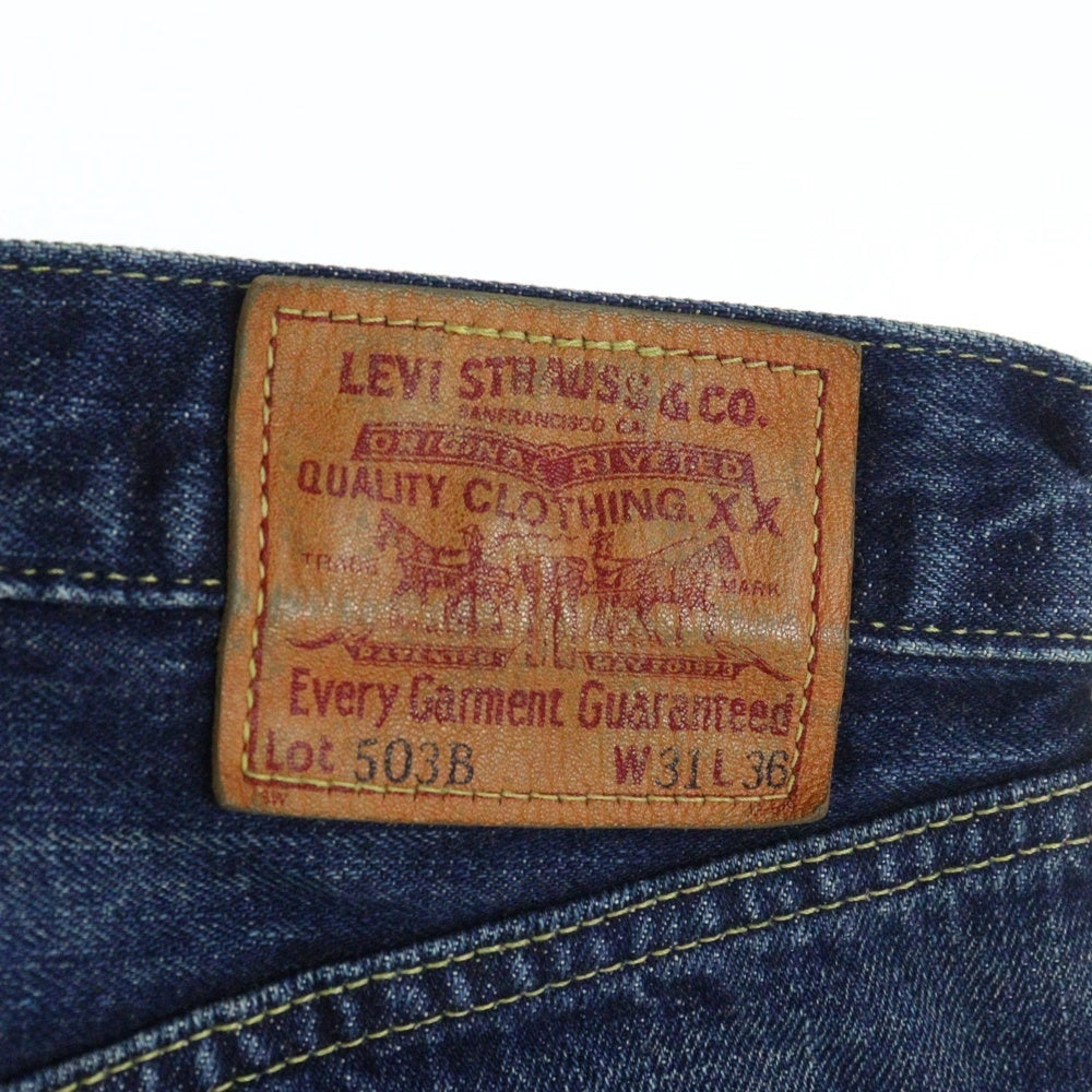 Levi's(リーバイス) 503BXX 復刻 日本製 J22刻印 BIG-E ボタンフライデニムパンツ インディゴブルー