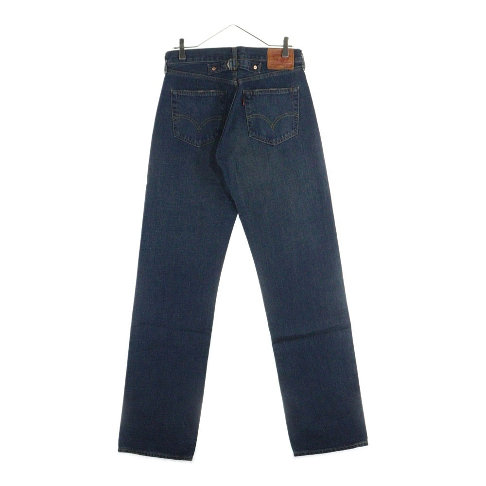 Levi's(リーバイス) 702XX 復刻 日本製 J22刻印 BIG-E シンチバック ボタンフライデニムパンツ インディゴブルー