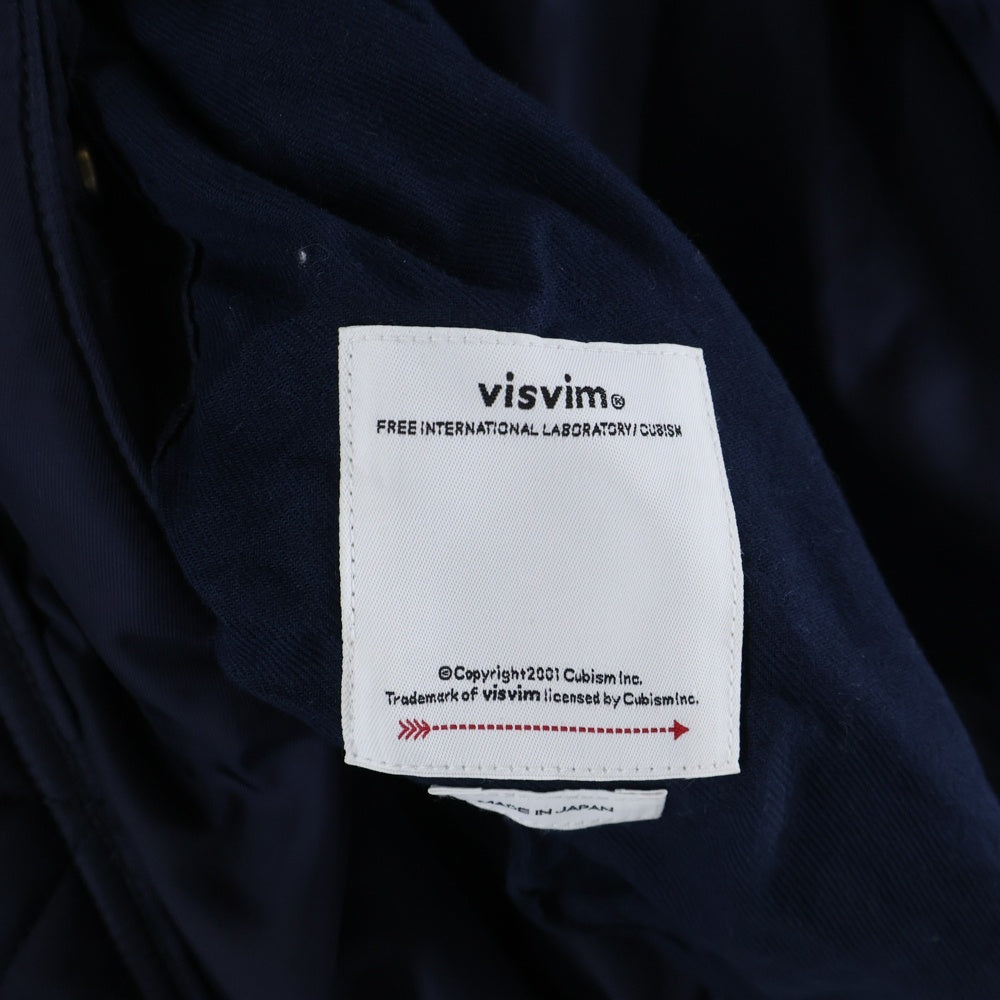 VISVIM(ヴィスヴィム) 24AW THORSON JKT MA-1 ウォッシュドナイロンフライトジャケット 0124405013001 ネイビー