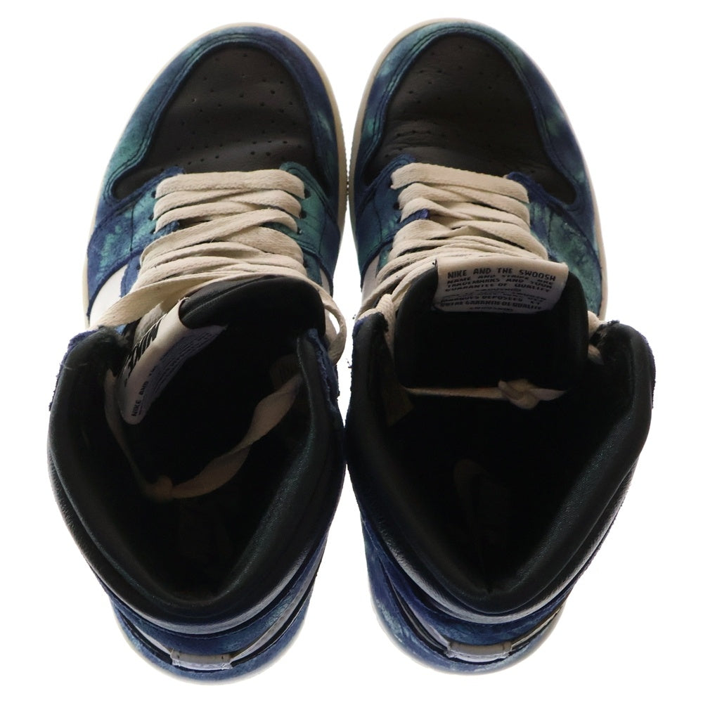 NIKE(ナイキ) WMNS AIR JORDAN 1 HIGH OG Tie-Dye CD0461-100 ウィメンズ エアジョーダン1 タイダイブルー ハイカットスニーカー シューズ US6/23.0cm ブルー