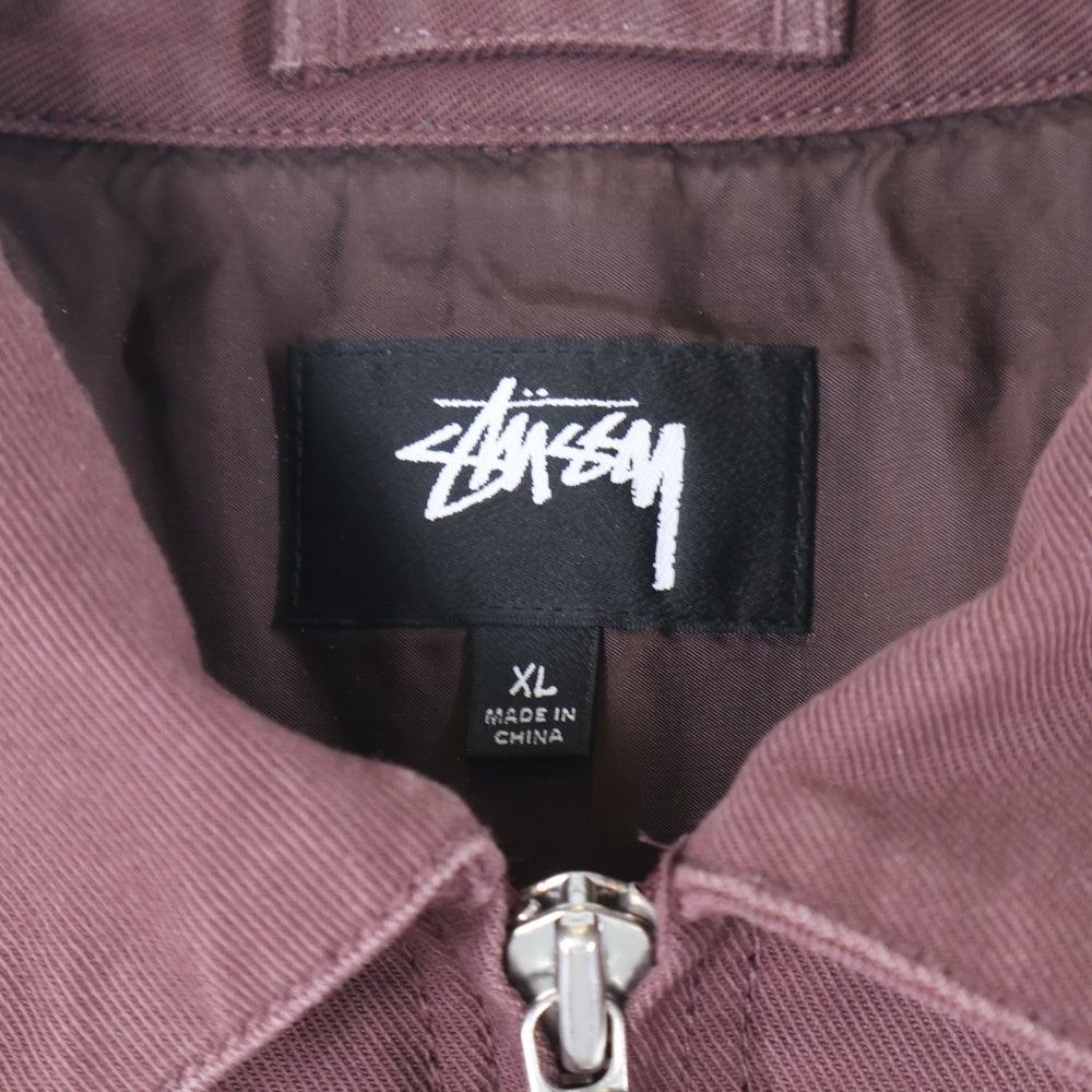 STUSSY(ステューシー) 25SS GARAGE JACKET ガレージジャケット 115843 ボルドー