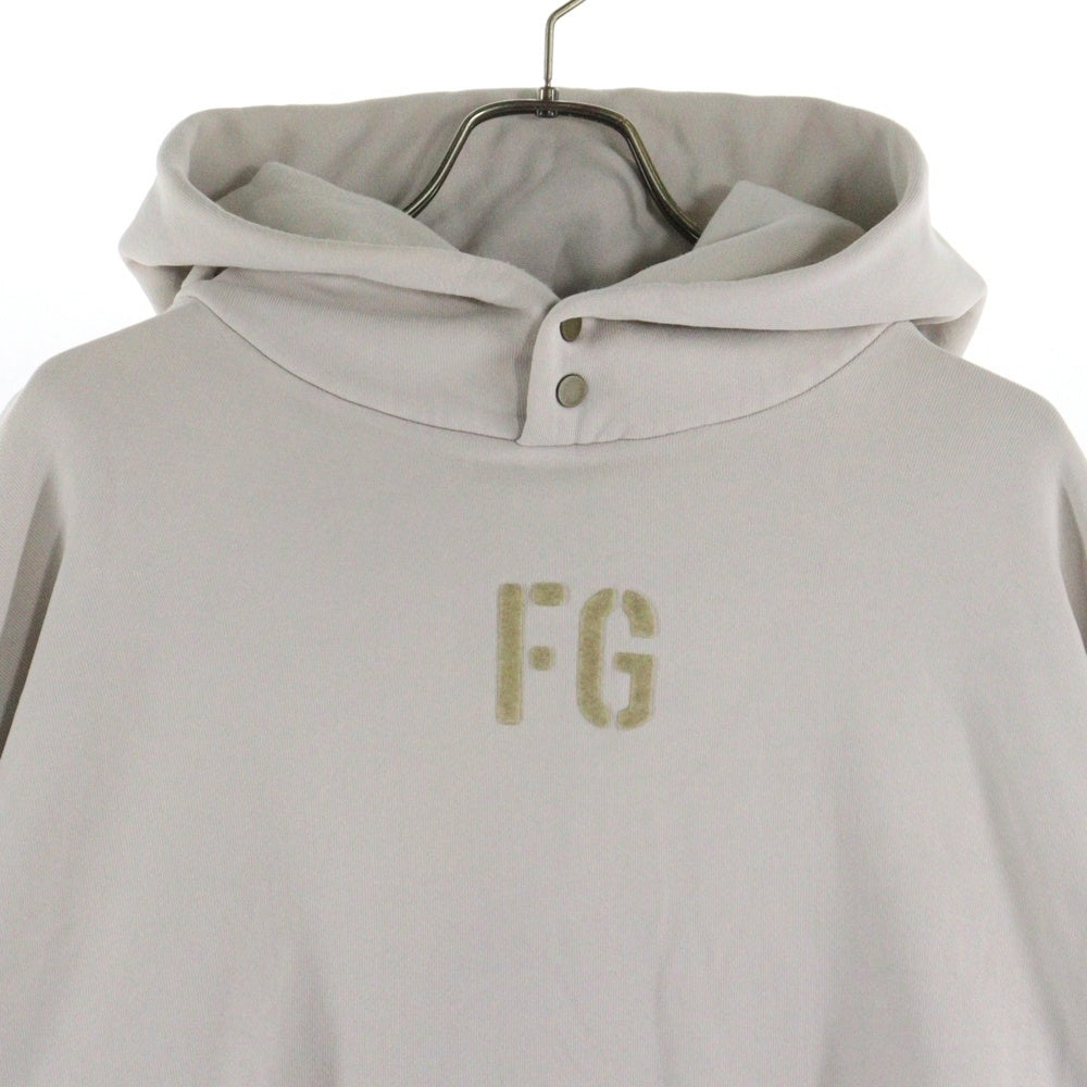 FEAR OF GOD(フィアオブゴッド) 7TH COLLECTION ヴィンテージ パリスカイ FGフロッキーロゴプルオーバーパーカー FG50-014 ベージュ