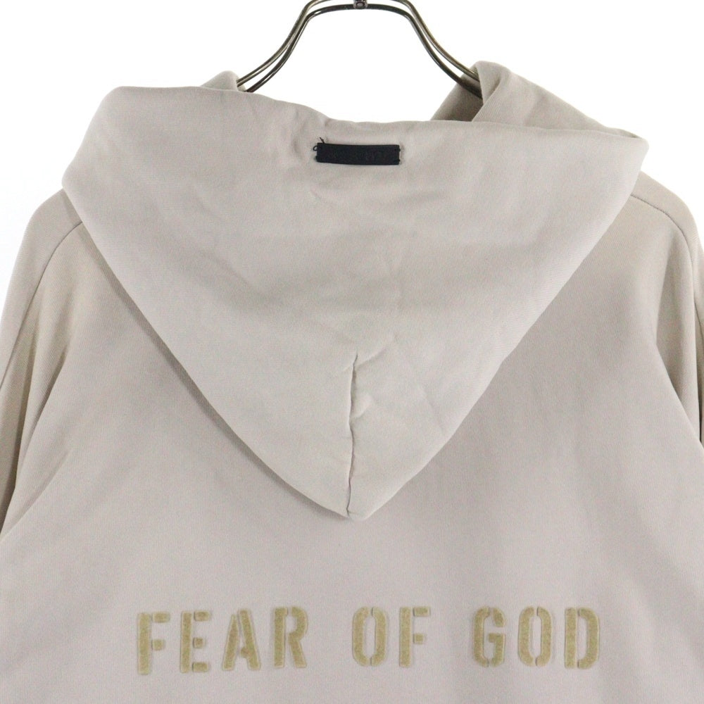 FEAR OF GOD(フィアオブゴッド) 7TH COLLECTION ヴィンテージ パリスカイ FGフロッキーロゴプルオーバーパーカー FG50-014 ベージュ