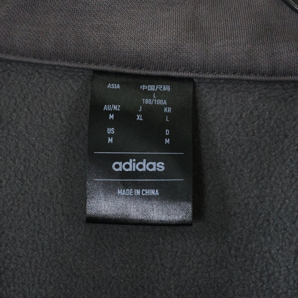 adidas(アディダス) バスケットボール ハーフジップスウェットシャツ IW1627 チャコールグレー