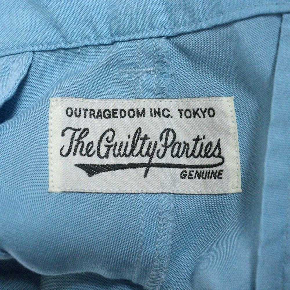 WACKO MARIA(ワコマリア) 22SS ステッチデザイン キューバ ショートパンツ ショーツ ブルー