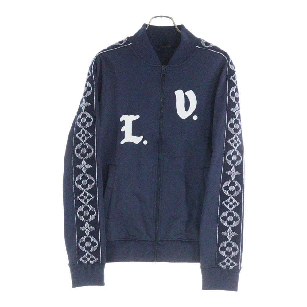 LOUIS VUITTON(ルイヴィトン) 24SS LVフラワーバンドトラックトップ トラックジャケット アウター RM241MQ ZSC HQY 45W ネイビー