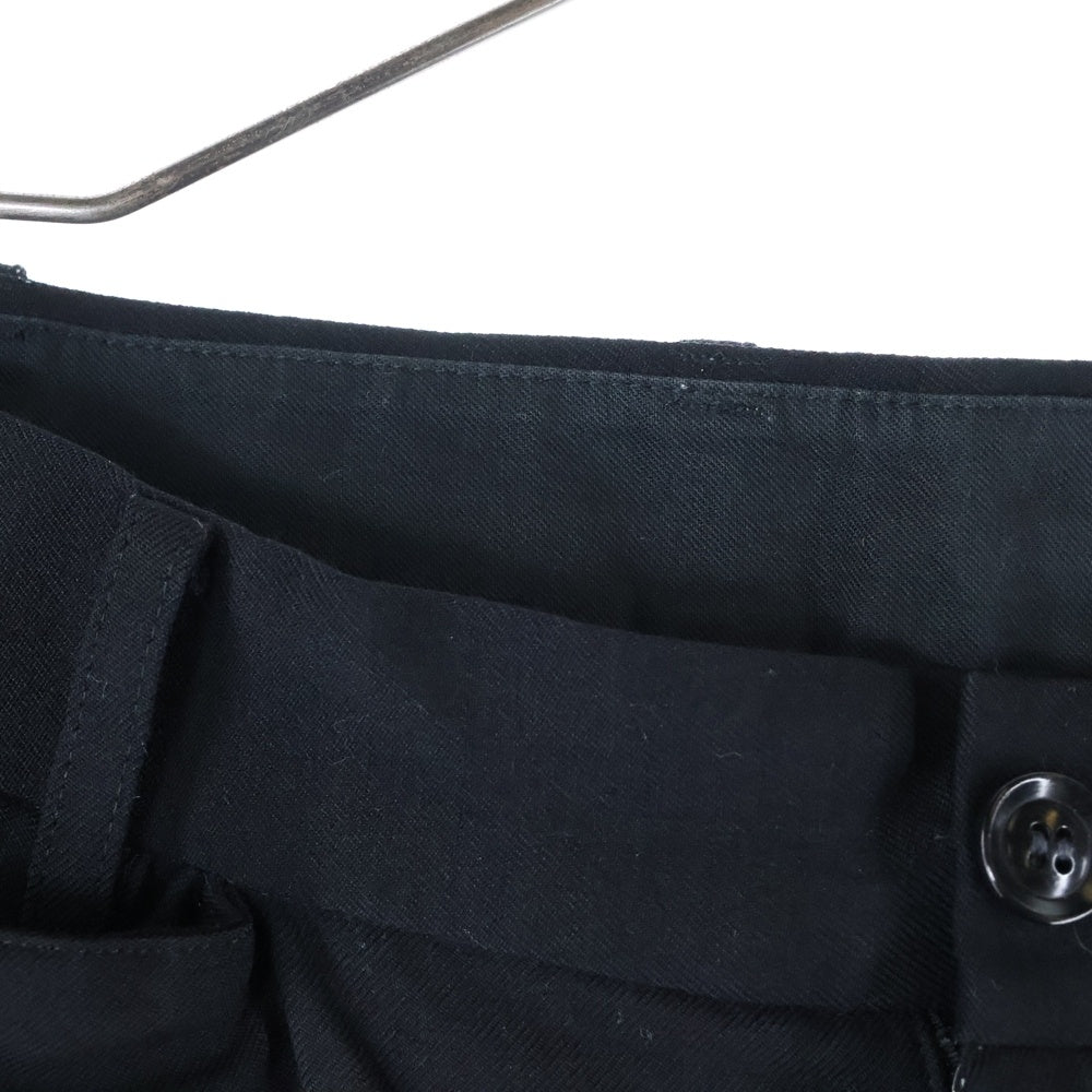 Y's(ワイズ) Wide Slacks Pants YI-P40-130 ワイドスラックス パンツ ブラック